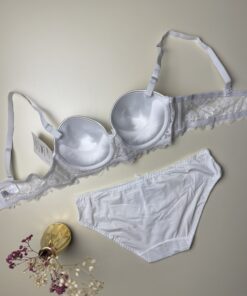Alternative view of Ensemble 2pcs victoria Push up "Blanc"
