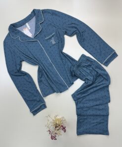 Pyjama boutonné "Vert"