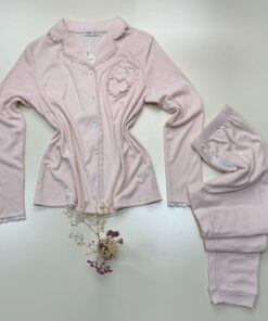 Alternative view of Pyjama boutonné "Rose"