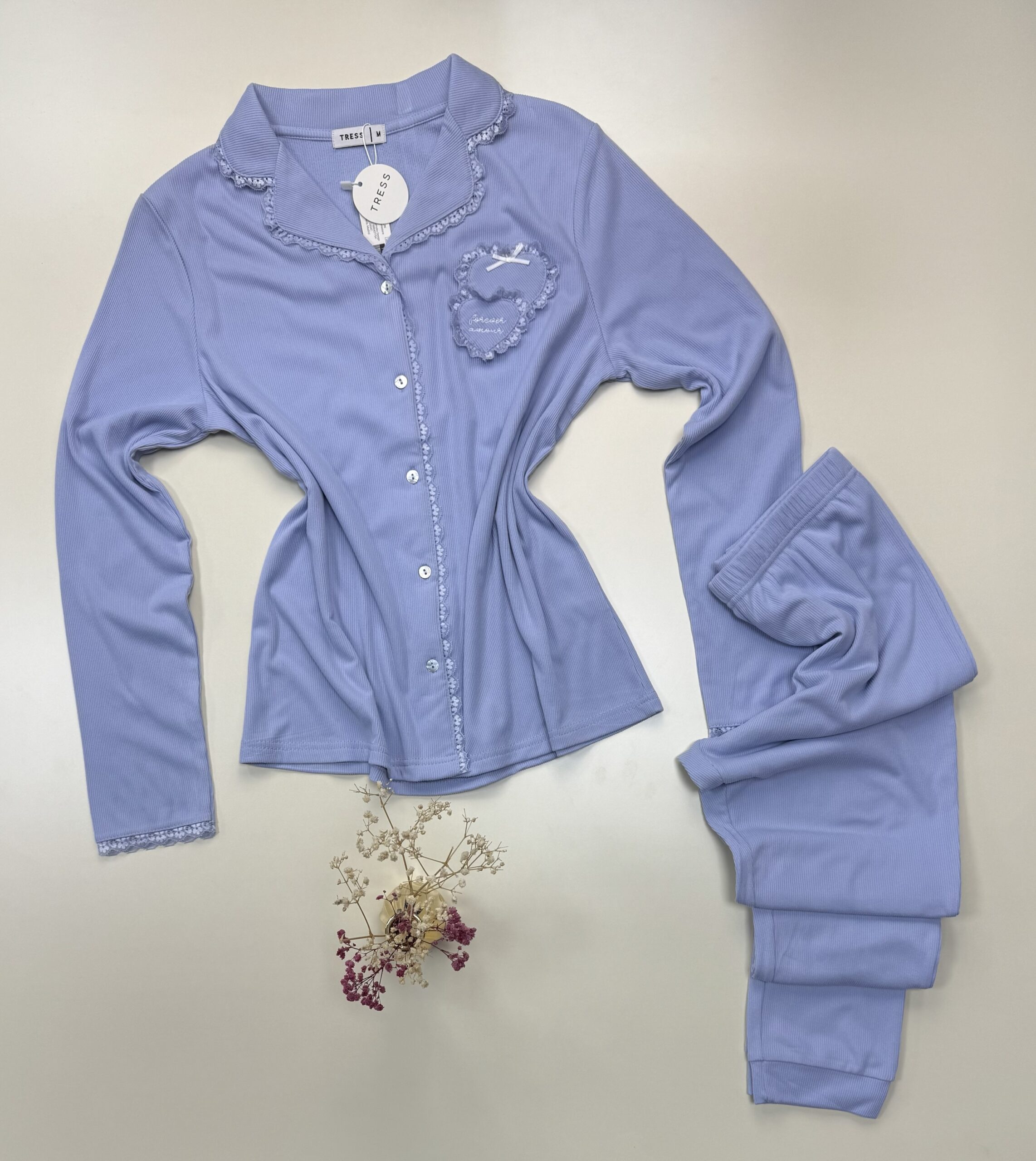 Pyjama boutonné "Bleu" – Image 2