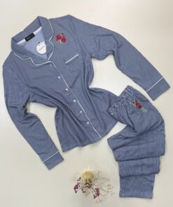 Pyjama boutonné "Bleu nuit"