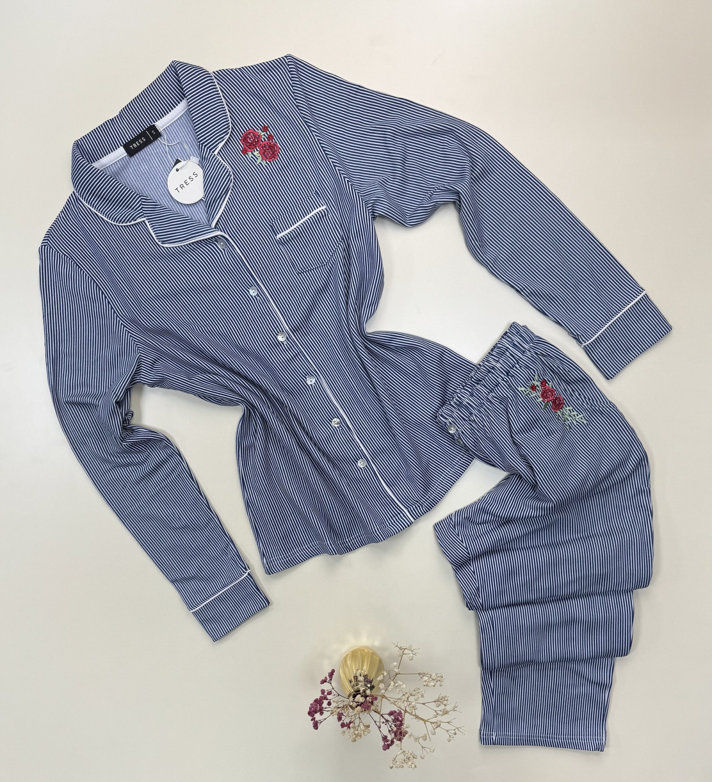 Pyjama boutonné "Bleu nuit"