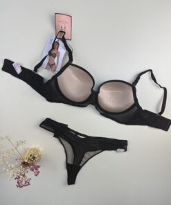 Alternative view of Ensemble 2pcs H Push up "Noir"