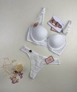 Ensemble 2pcs H Push up "Blanc"