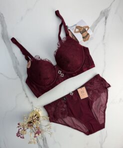 Ensemble 2 pcs H " bordeaux "