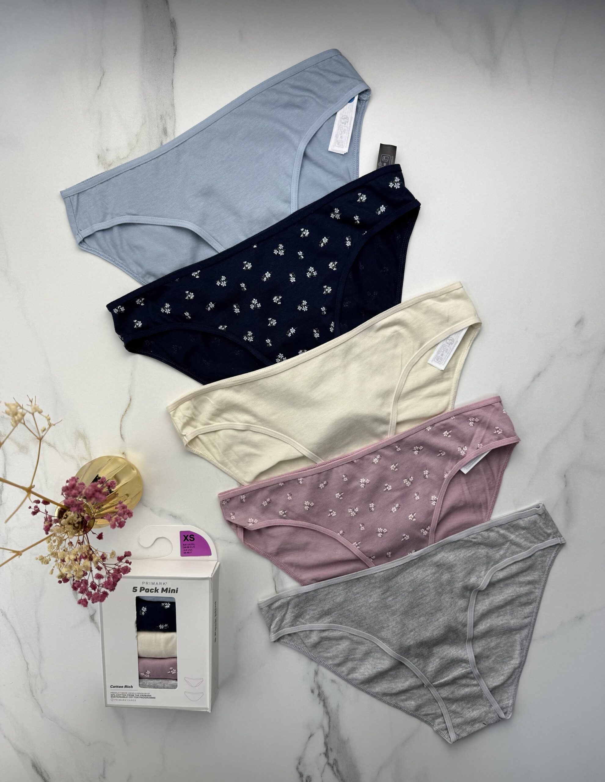 Pack de 5 culottes " multi fleurs " – Image 2