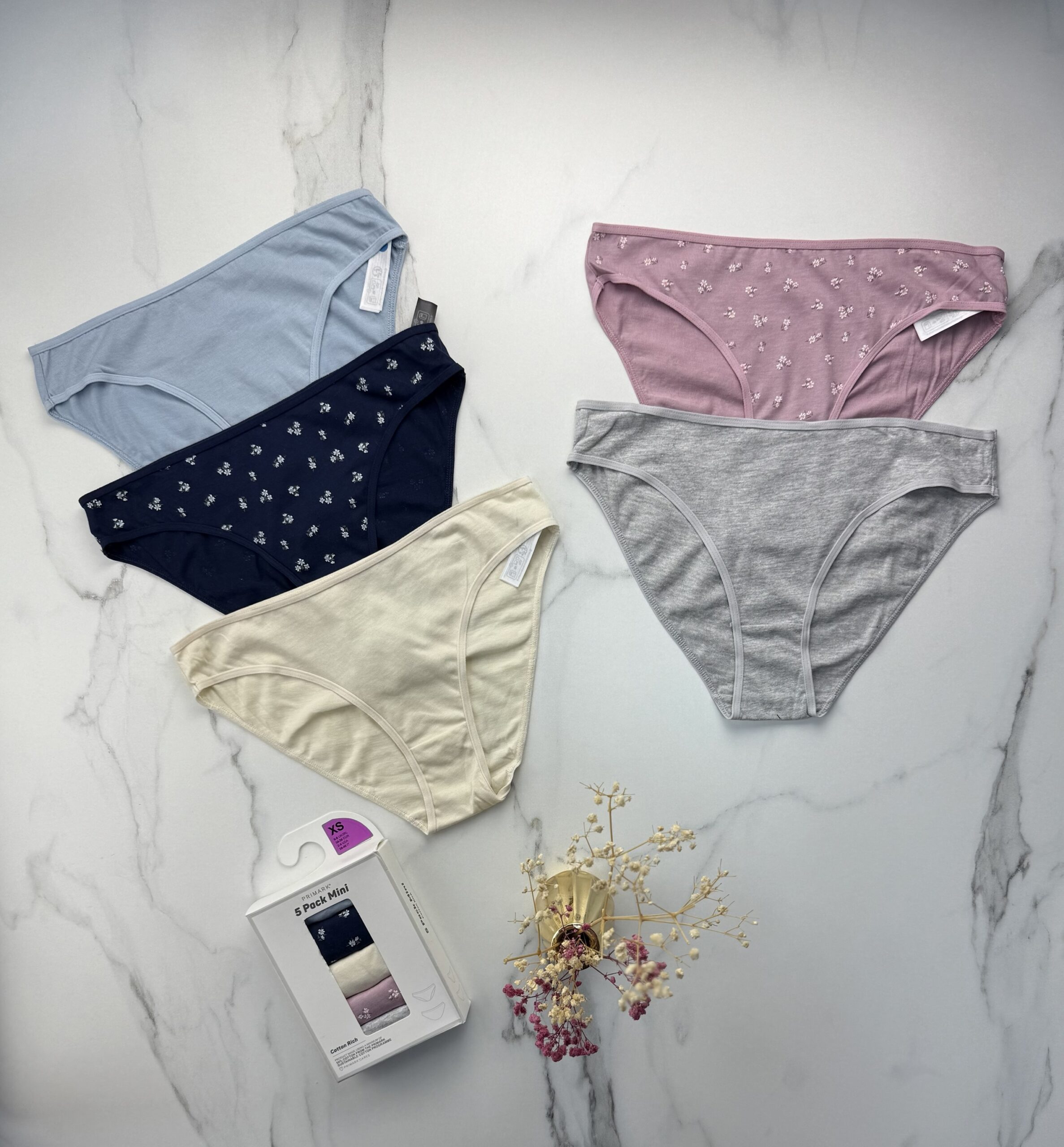 Pack de 5 culottes " multi fleurs "