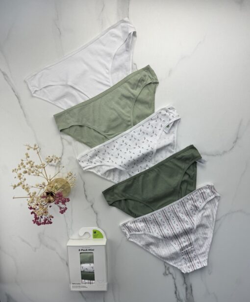 Pack de 5 culottes " vert multi "