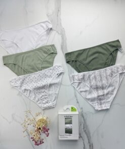 Alternative view of Pack de 5 culottes " vert multi "