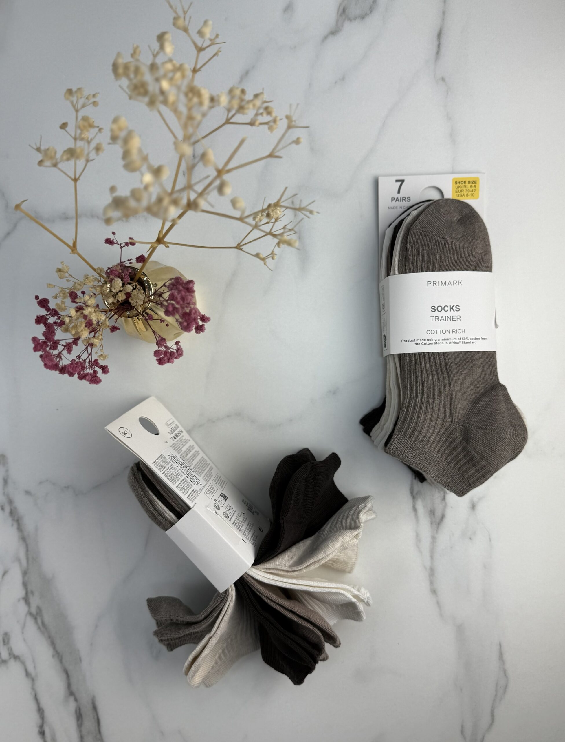 Pack de 7 chaussettes primark " Oatmeal marron "