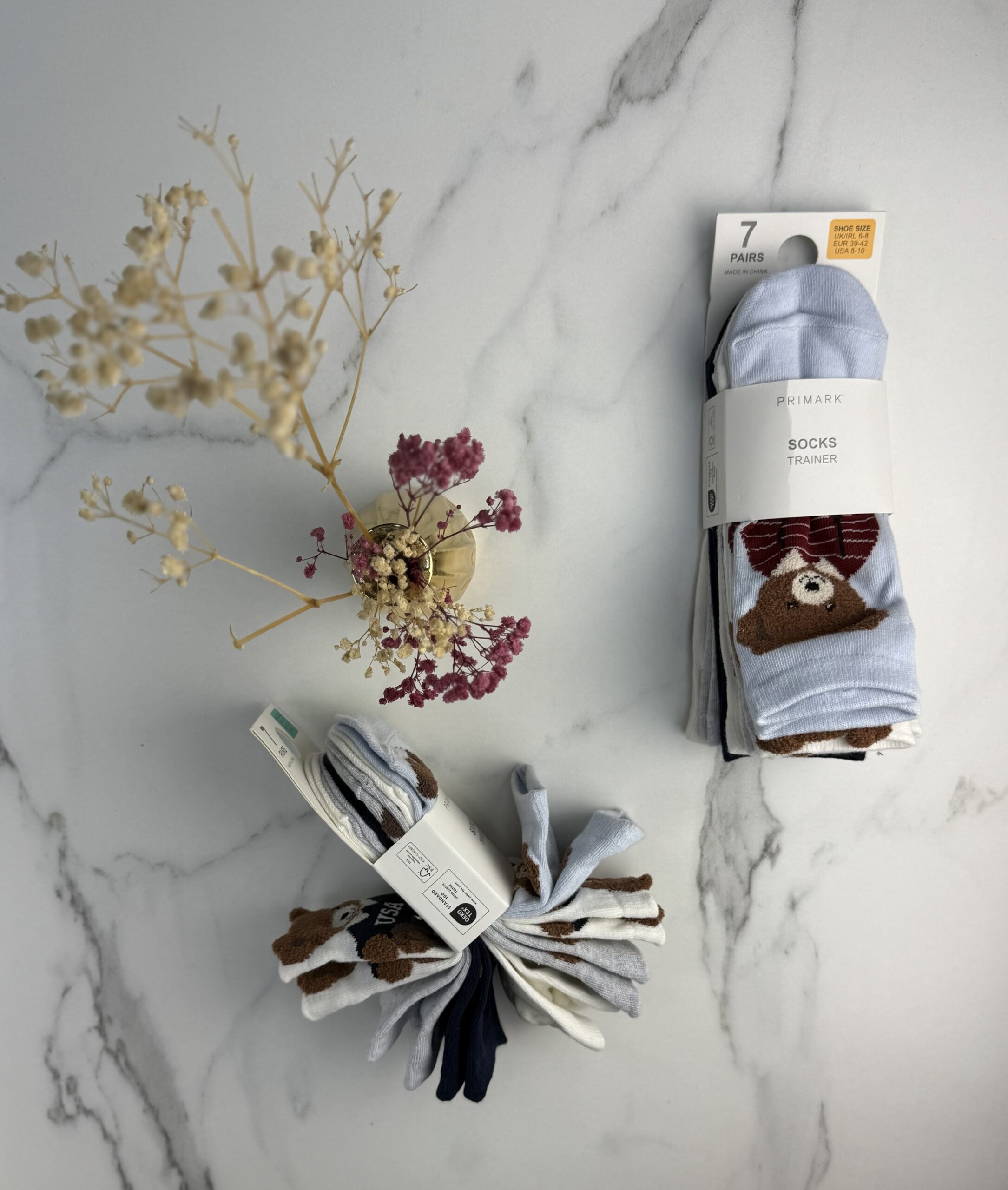 Pack de 7 chaussettes primark " poupon "