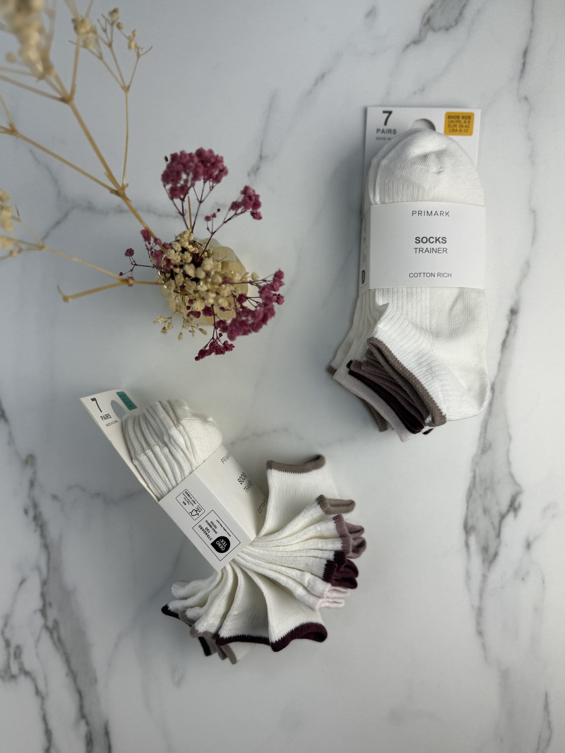 Pack de 7 chaussettes primark " White couleurs  "