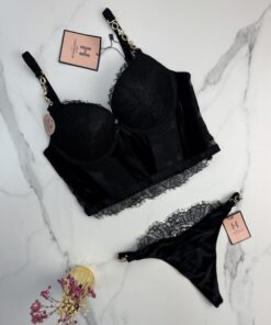 Ensemble 2pcs H  " Noir  "