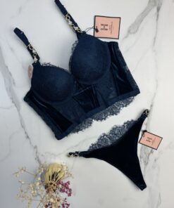 Ensemble 2pcs H  " Bleu vert "