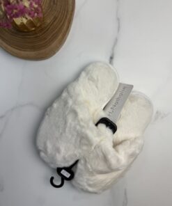 Pantoufle ferme h-nathalie " Blanc "