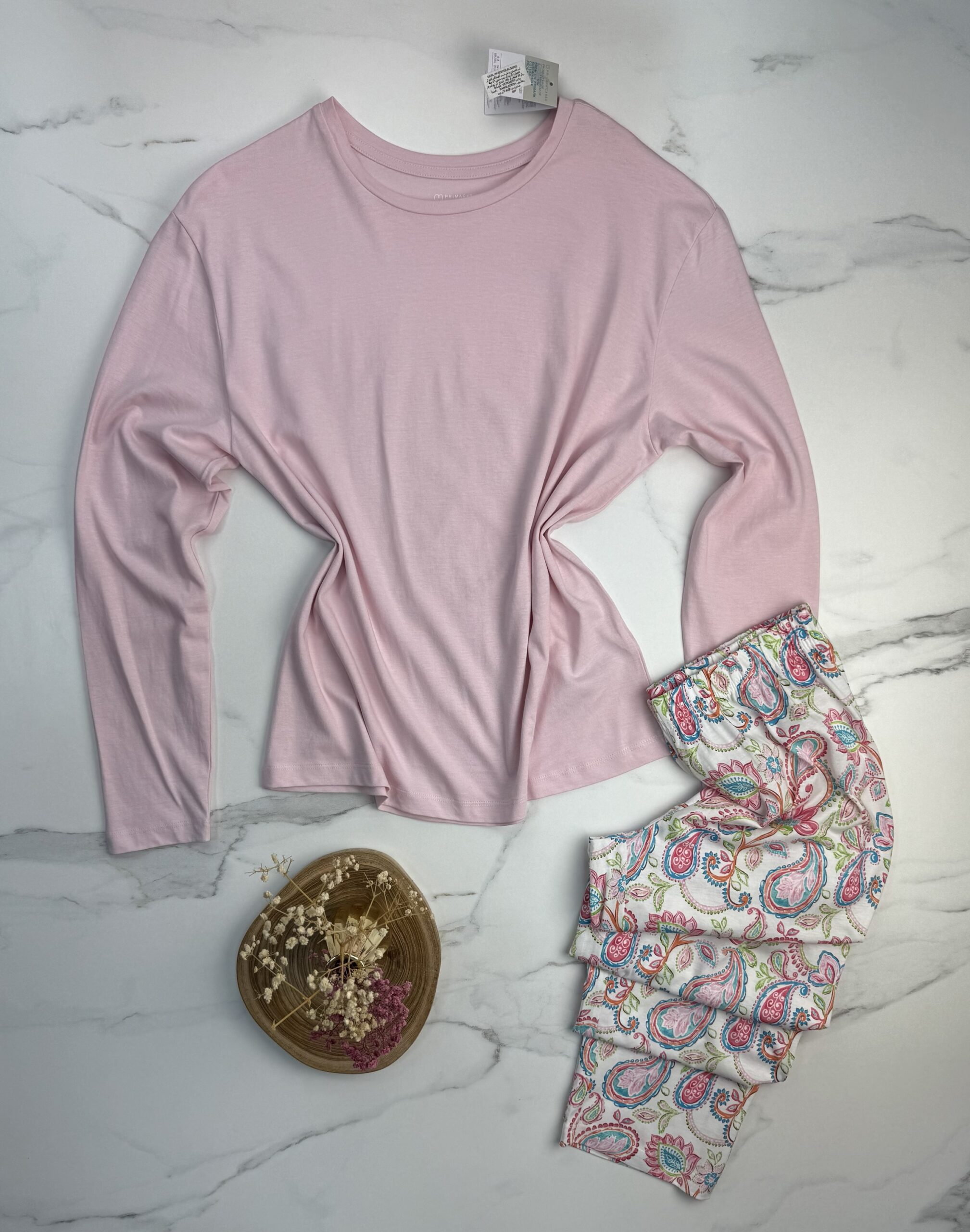 Pyjama haut manche longue - Primark - Pink – Image 3