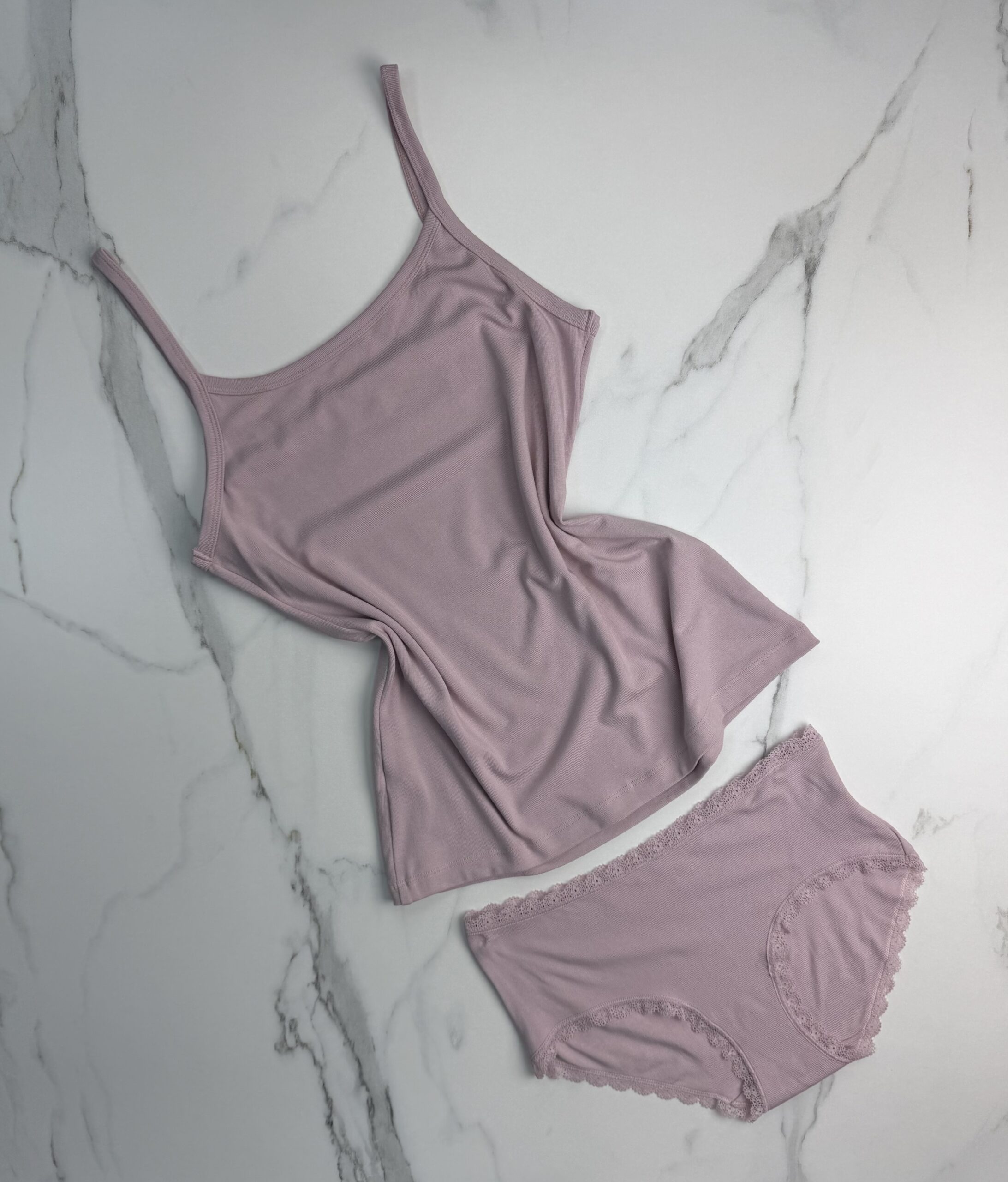 Tricot de peau + bas " rose " – Image 3