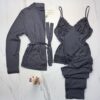 Pyjama 3 pcs " Gris "