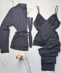 Pyjama 3 pcs " Gris "