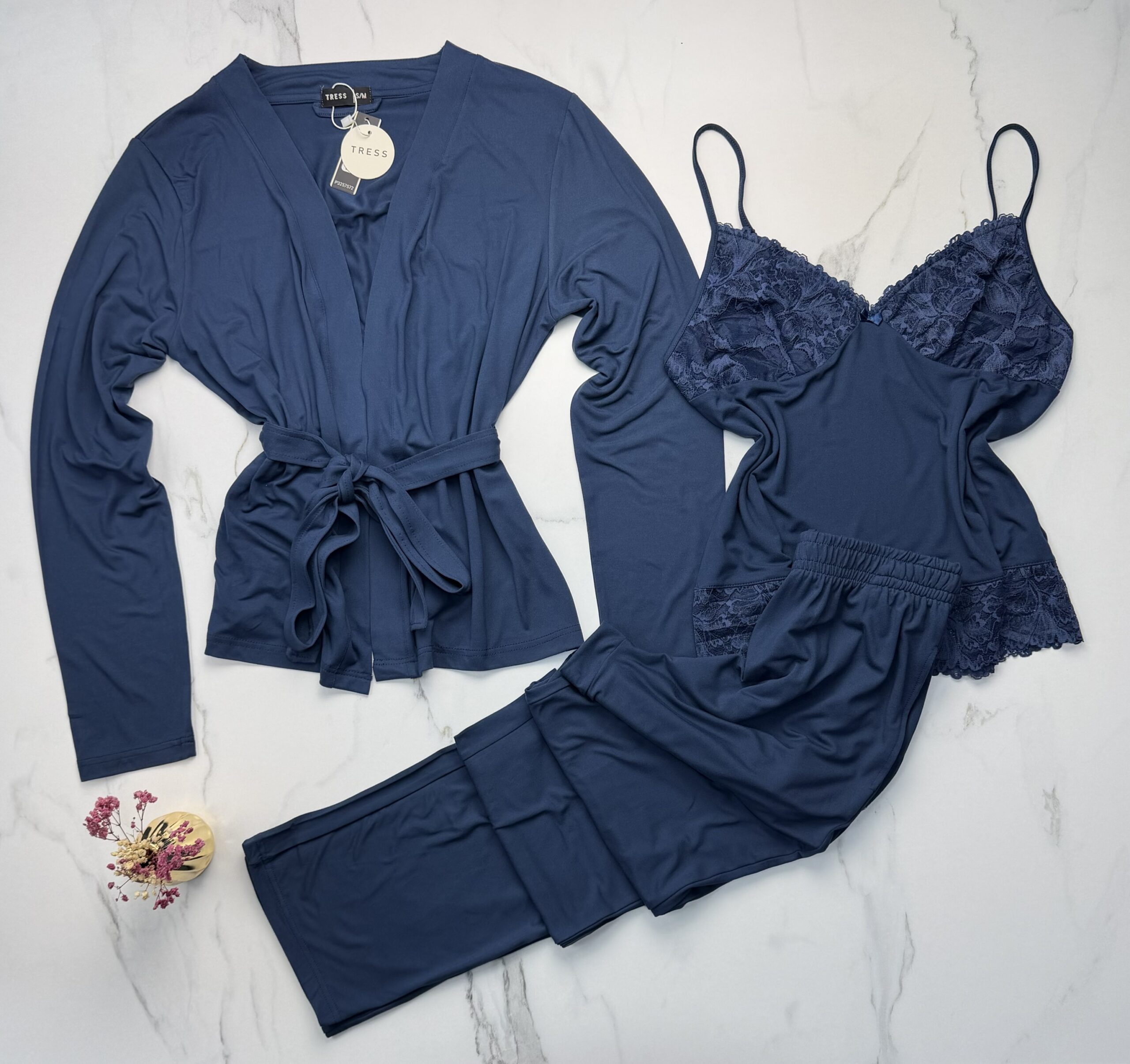 Pyjama 3 pcs " Bleu " – Image 2