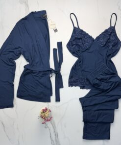 Pyjama 3 pcs " Bleu "