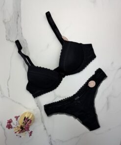 Ensemble 2 pcs " Noir " Push Up