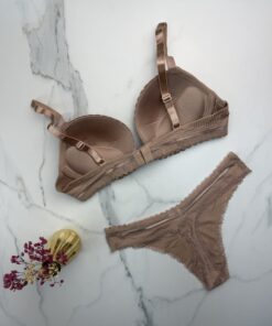 Alternative view of Ensemble 2 pcs " Beige " Push Up
