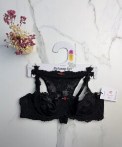 Alternative view of Ensemble 2 pcs Primark en dentelle  "Noir "