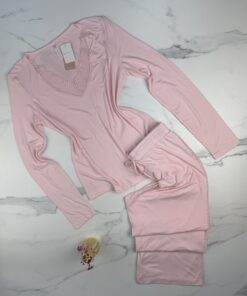 Pyjama haut manche longue " Rose "