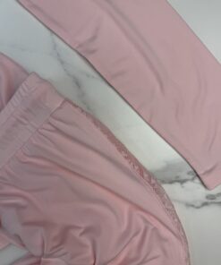 Alternative view of Pyjama haut manche longue " Rose "
