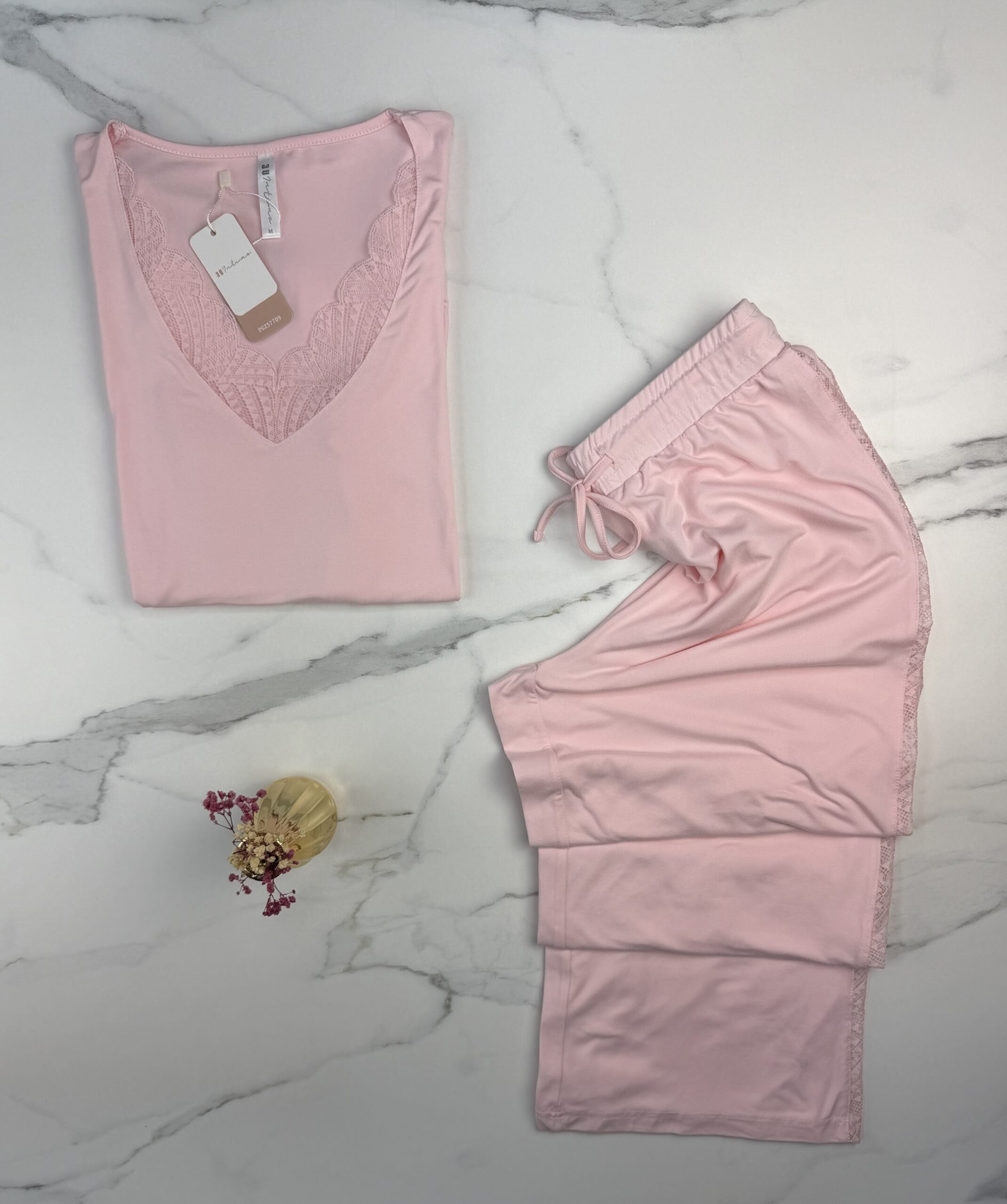 Pyjama haut manche longue " Rose " – Image 4