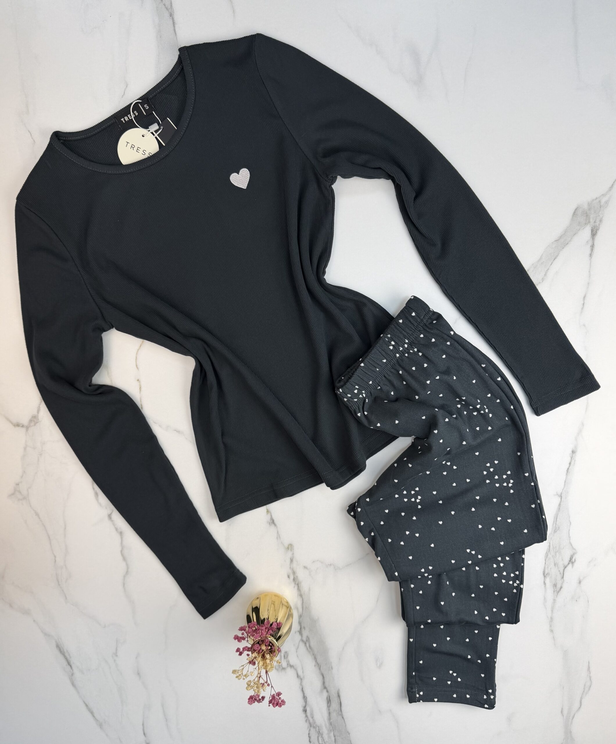 Pyjama haut manche longue " Noir " – Image 2