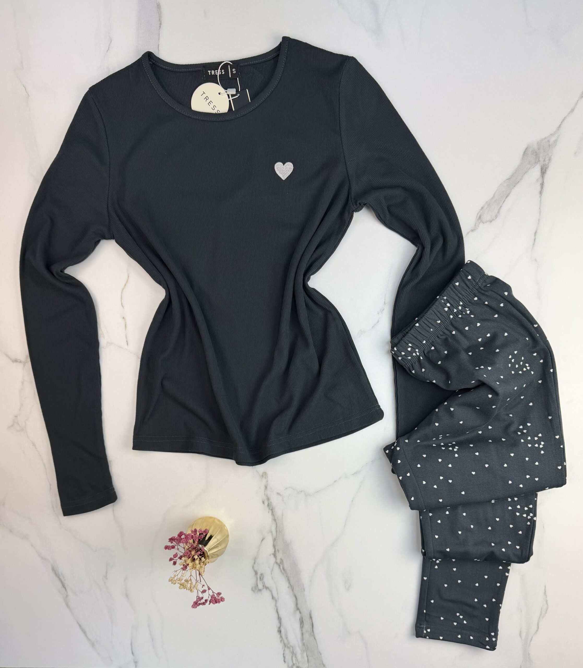 Pyjama haut manche longue " Noir " – Image 5