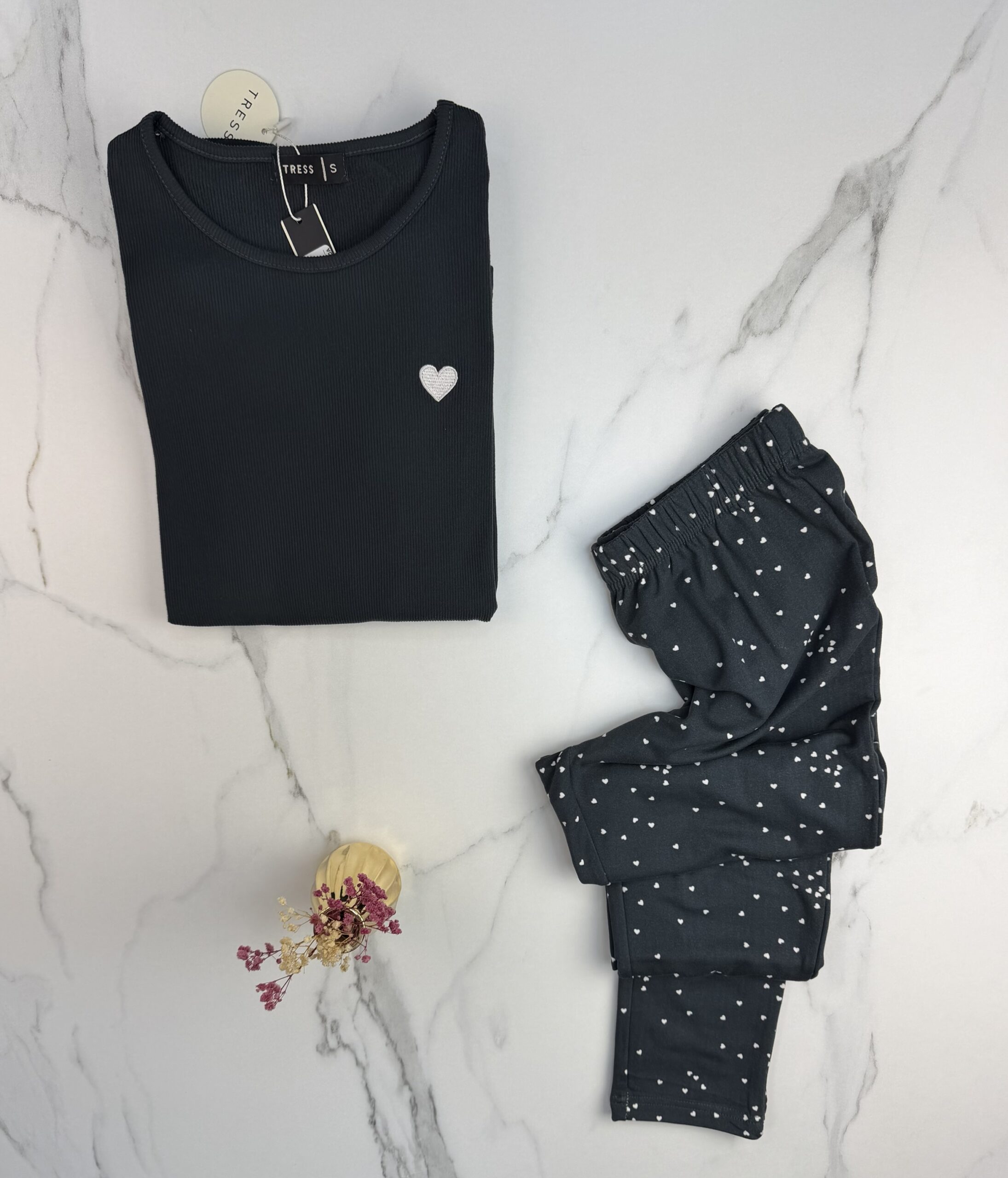 Pyjama haut manche longue " Noir " – Image 3