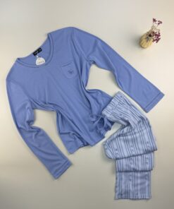 Pyjama haut manche longue " Bleu "