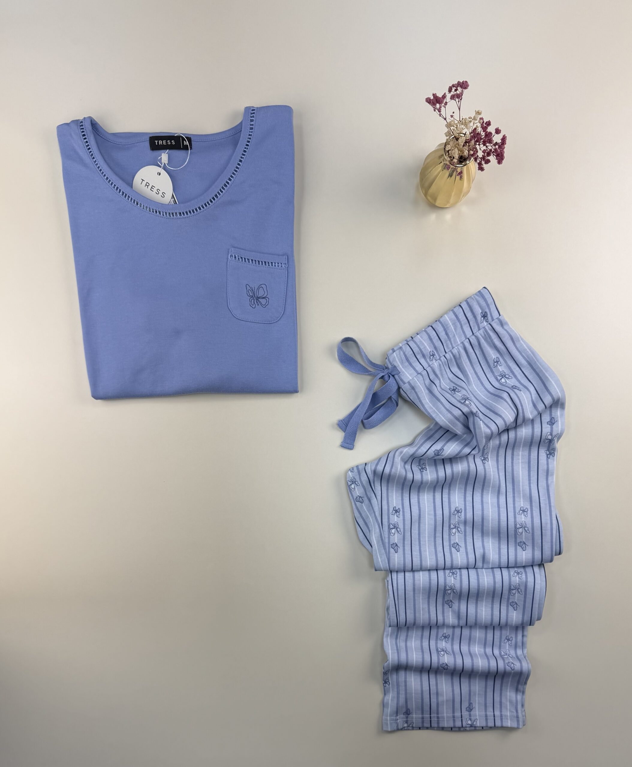 Pyjama haut manche longue " Bleu " – Image 2