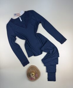 Pyjama haut manche longue " Bleu "