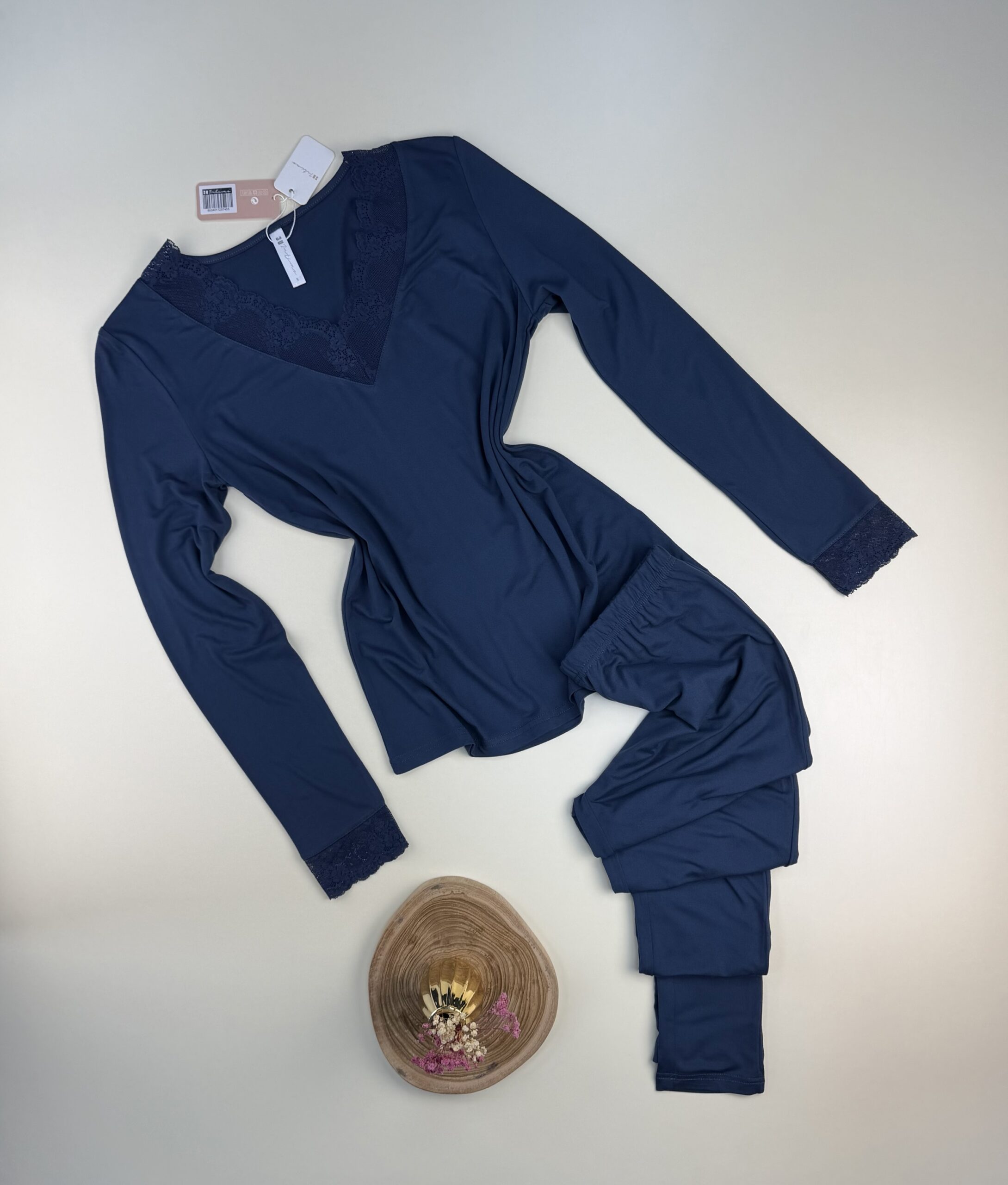 Pyjama haut manche longue " Bleu "