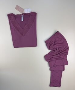 Alternative view of Pyjama haut manche longue " Rose "