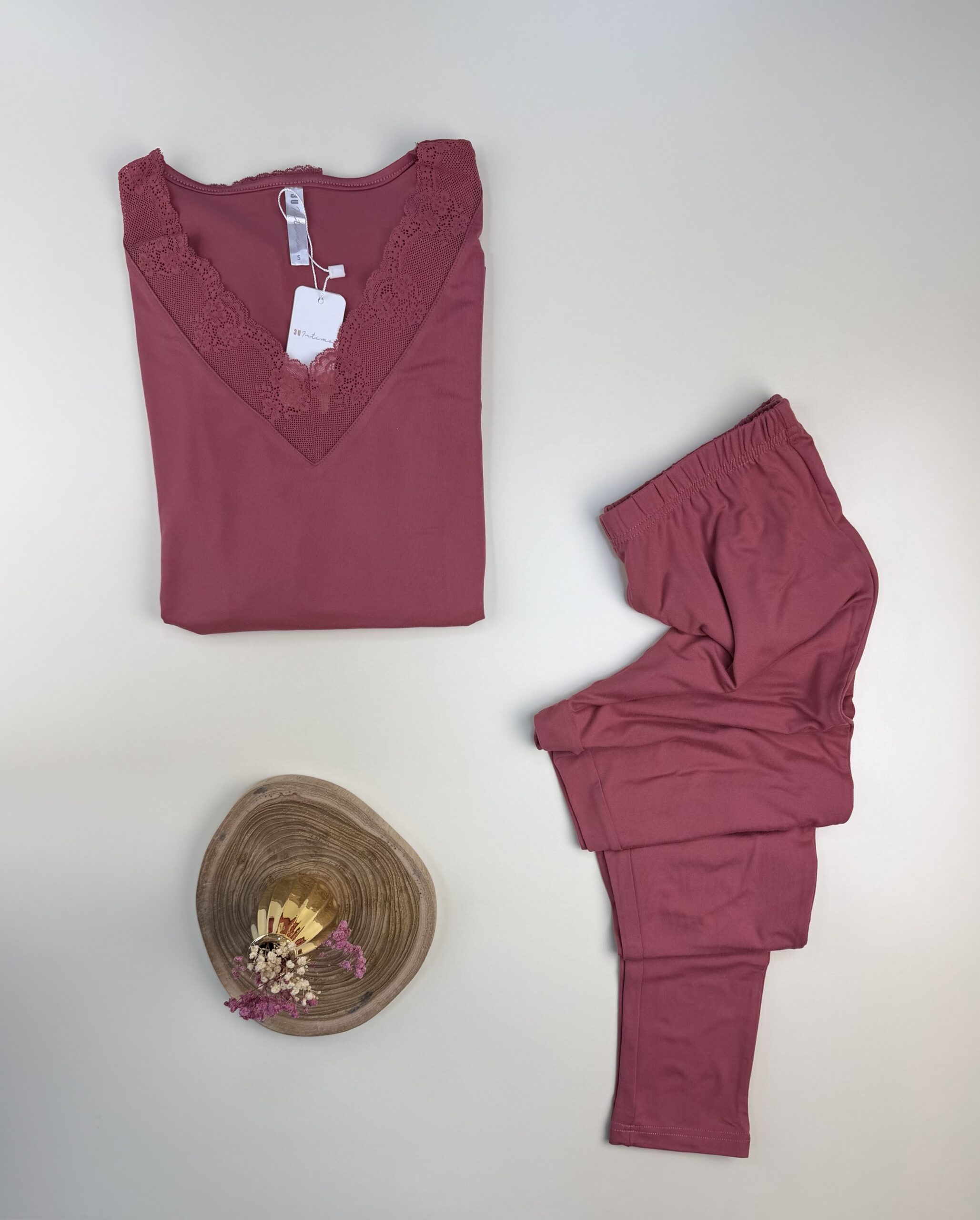 Pyjama haut manche longue " Saumon " – Image 2