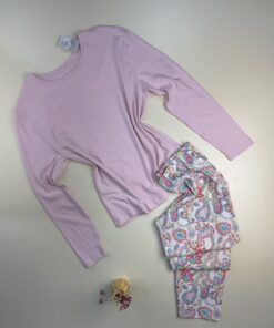 Pyjama haut manche longue - Primark - Pink