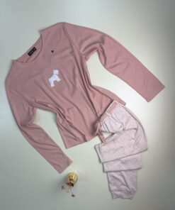 Pyjama haut manche longue " Rose "