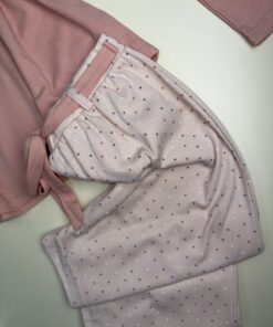 Alternative view of Pyjama haut manche longue " Rose "