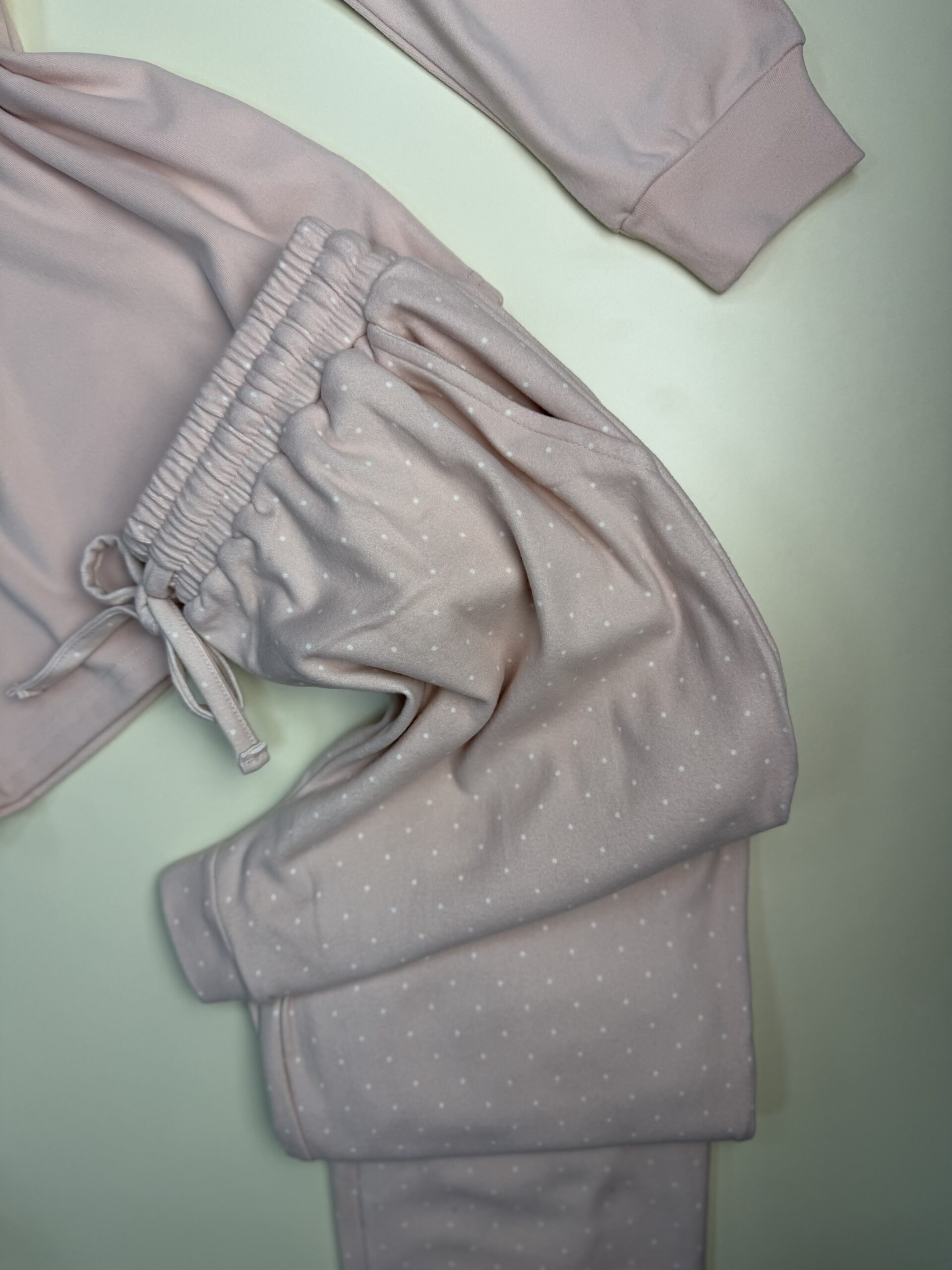 Pyjama pantalon haut manche longue " Rose clair " – Image 4