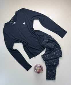 Pyjama haut manche longue " Noir "