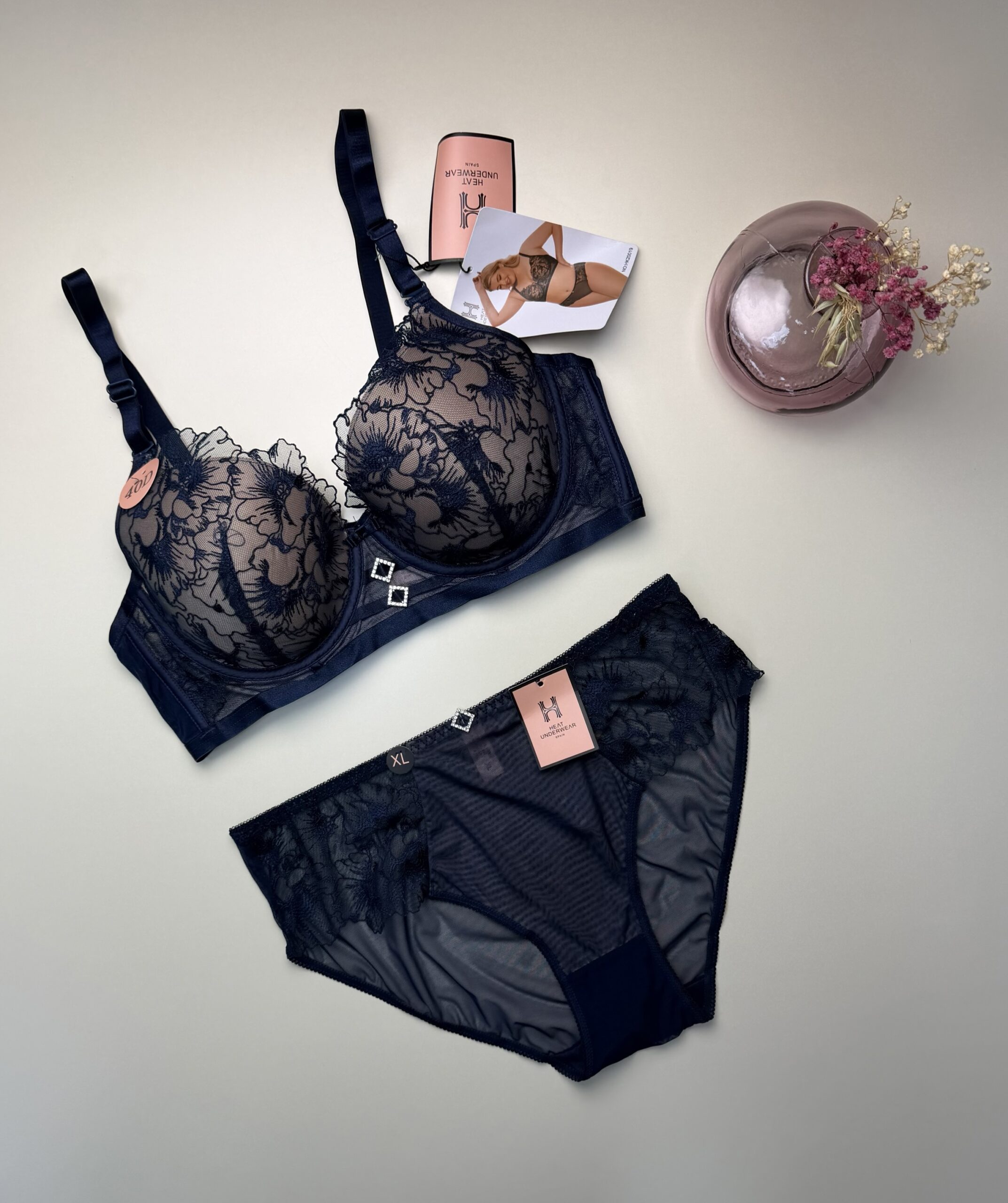 Ensemble 2 pcs H " Bleu nuit "