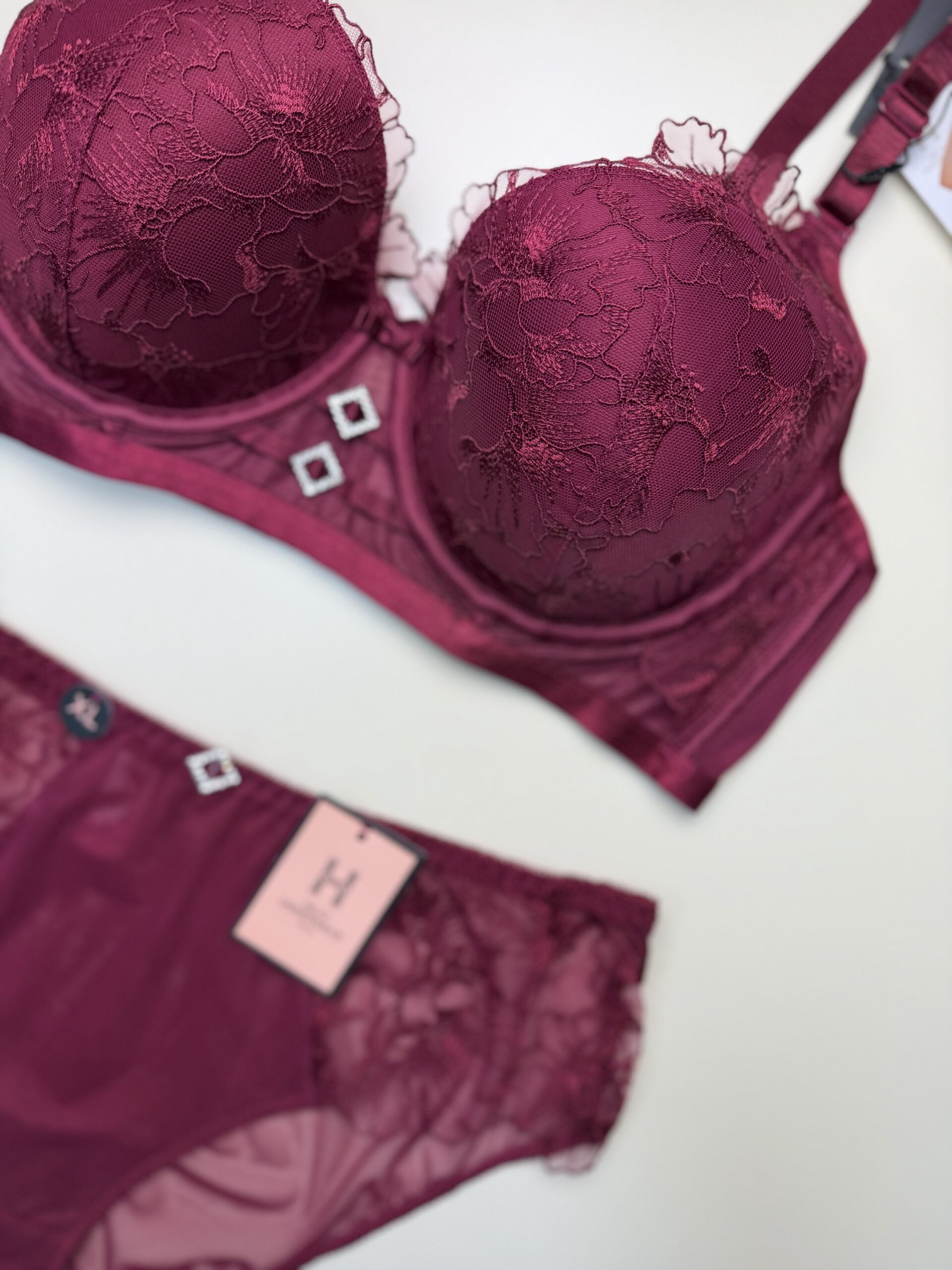 Ensemble 2 pcs H " bordeaux " – Image 2