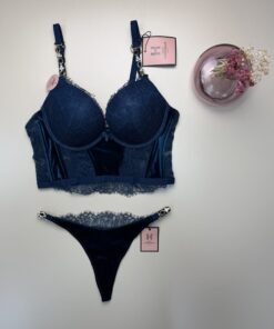 Alternative view of Ensemble 2pcs H  " Bleu vert "