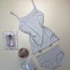 Tricot de peau + bas " Gris "