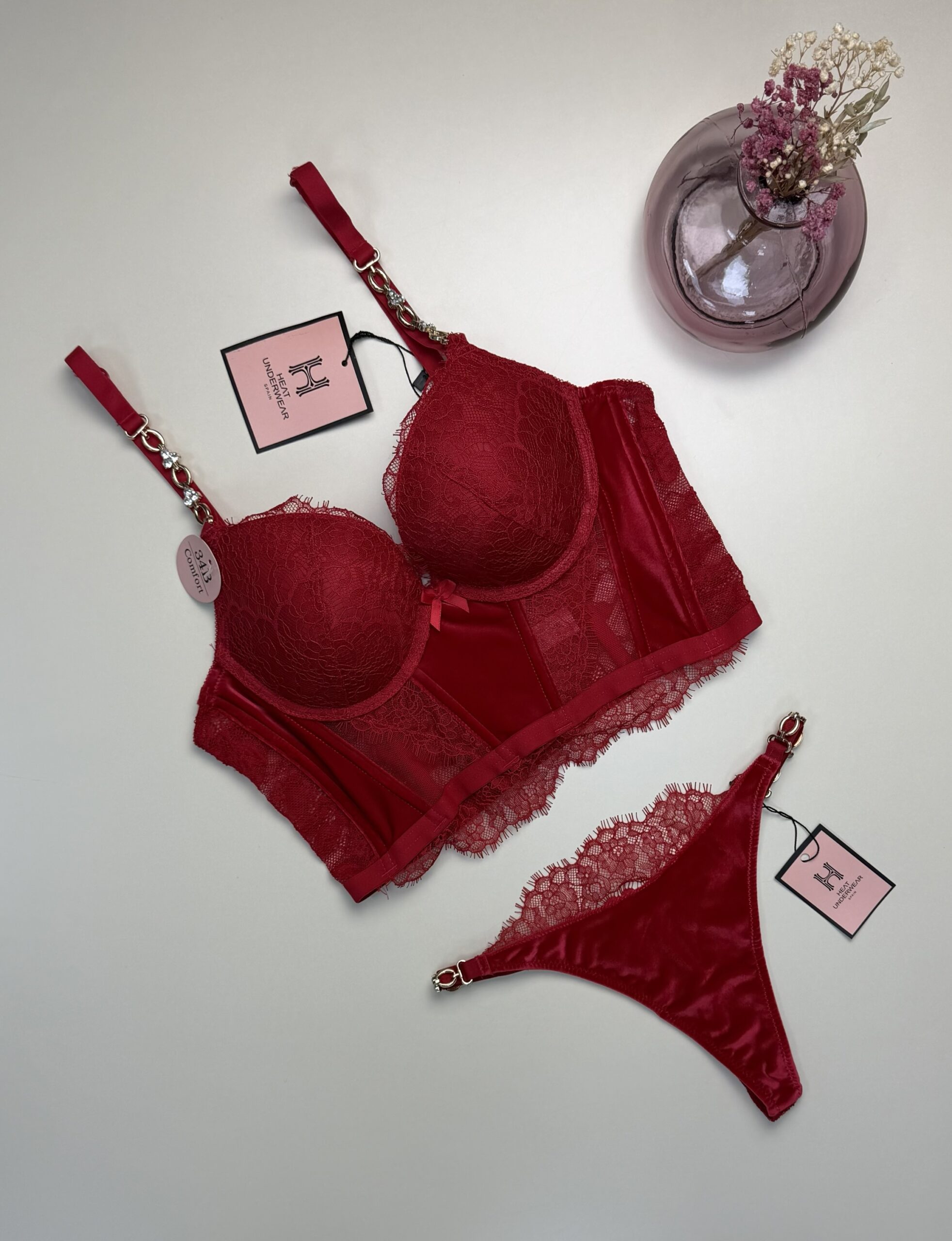 Ensemble 2pcs H " Rouge "
